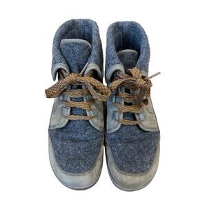 Chaco Boots Women Size 9 Gray Barbary Wool Waterproof Hiking Outdoors Gorpcore